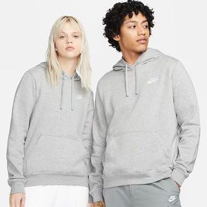 Nike light grey womans hoodie size large